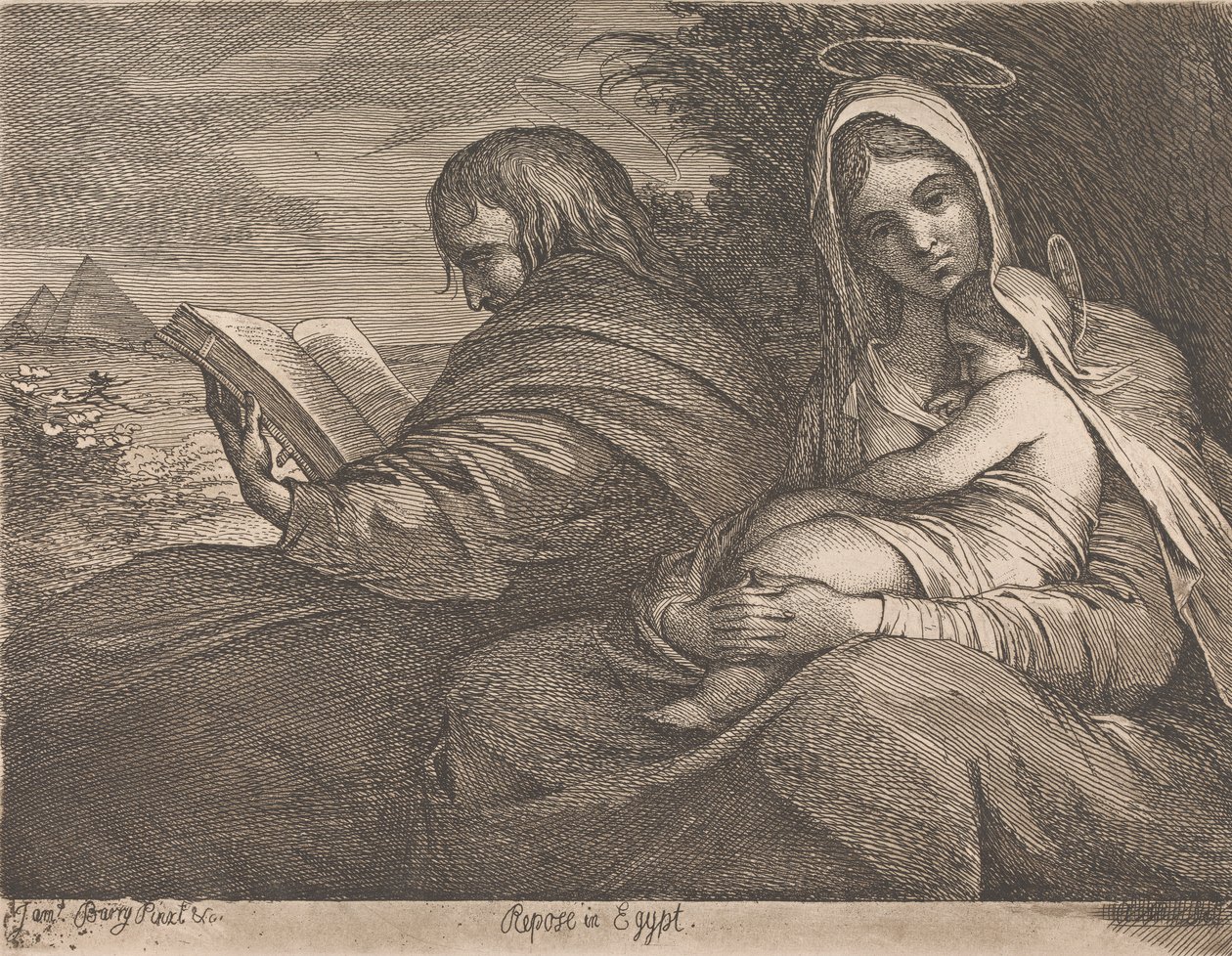 Odpoczynek w Egipcie autorstwa James Barry