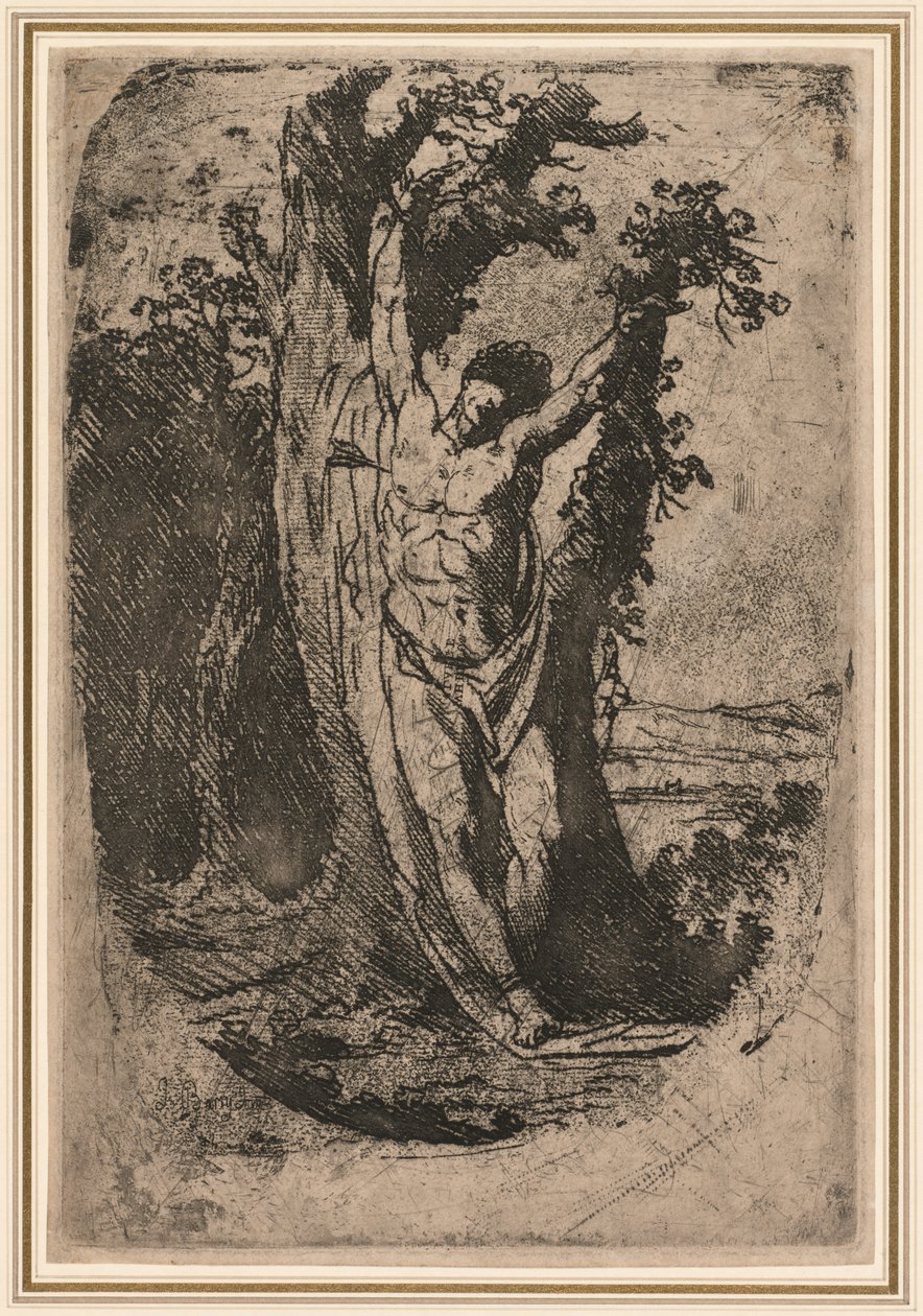 Św. Sebastian, ok. 1776 r. autorstwa James Barry