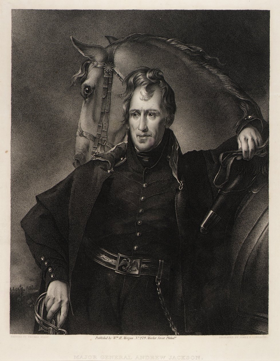 Generał dywizji Andrew Jackson autorstwa James Barton Longacre