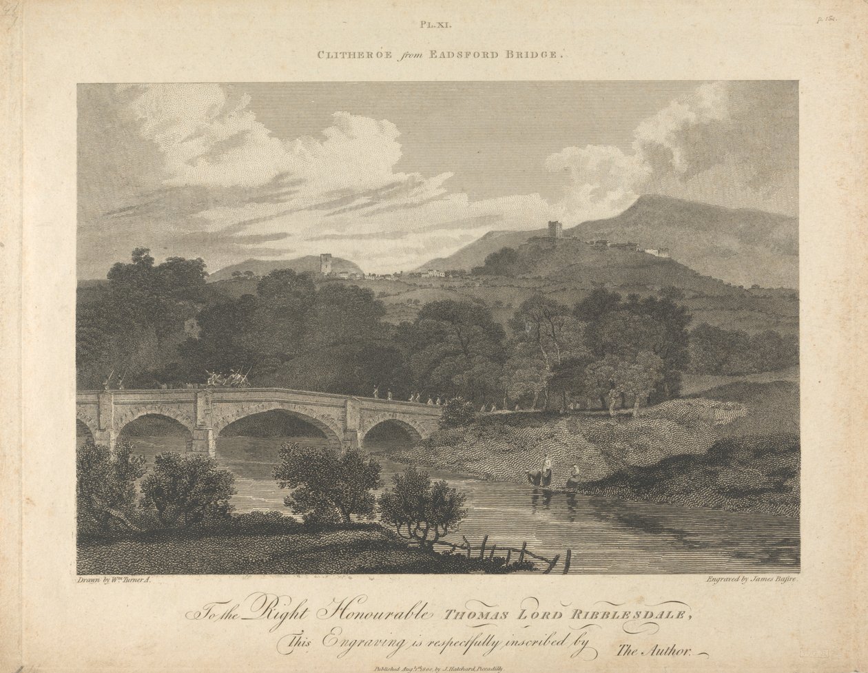 Clitheros z mostu Eadsford autorstwa James Basire