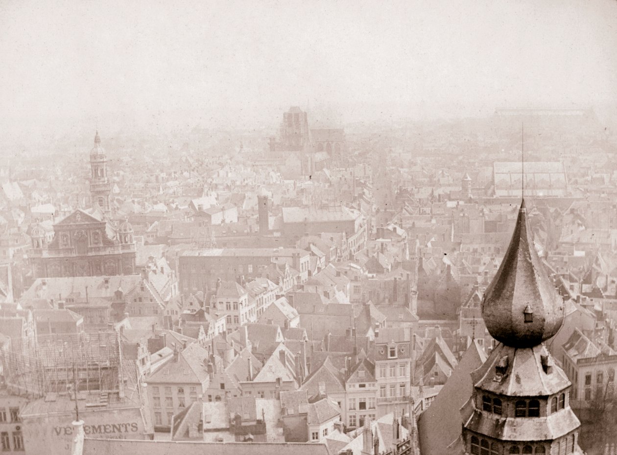 Panoramę Antwerpii, 1898. autorstwa James Batkin