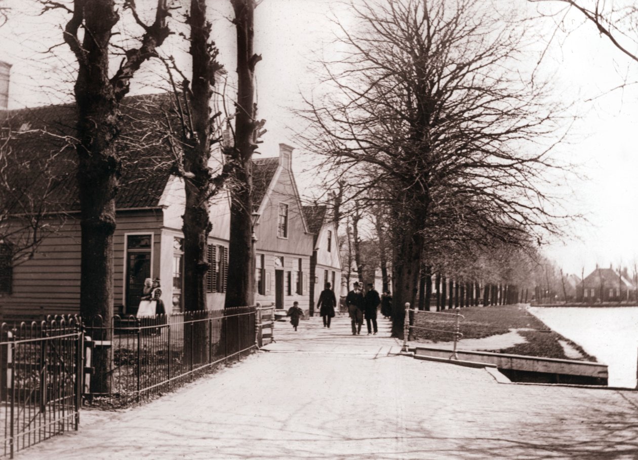 Bank kanału, Broek, Holandia, 1898. autorstwa James Batkin