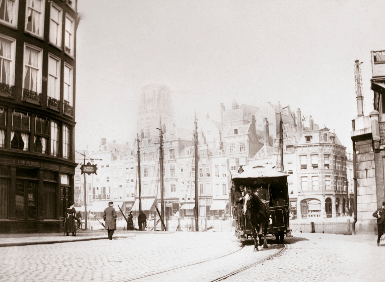Tramwaj konny, Rotterdam, 1898 r. autorstwa James Batkin