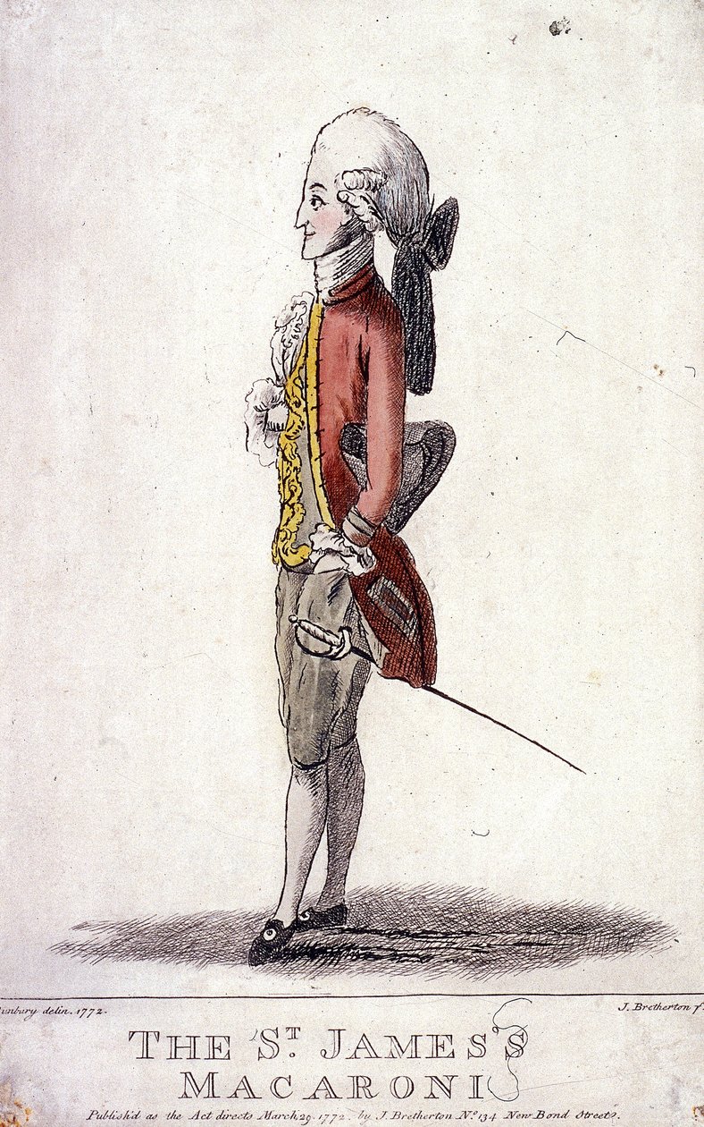 „Makaron św. Jakuba”, 1772 r. autorstwa James Bretherton