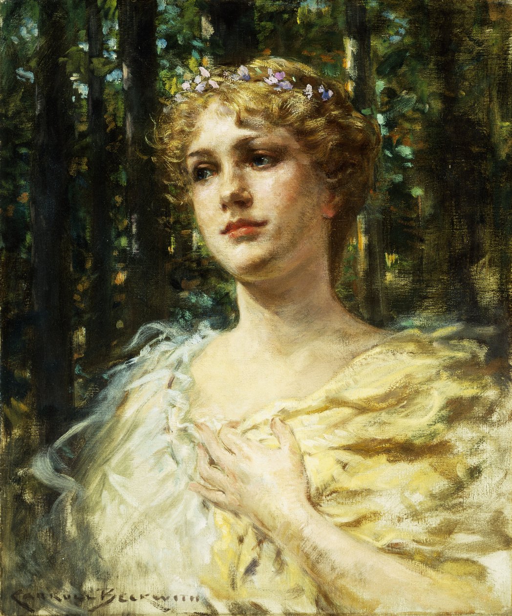 Łaska leśna, autorstwa James Carroll Beckwith