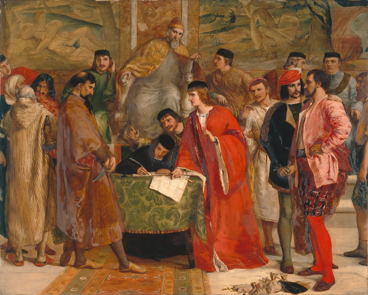 Klęska Shylocka autorstwa James Clarke Hook