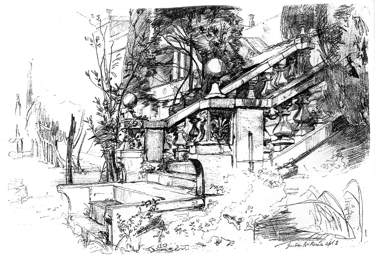 Ogród pod Rzymem, 1848 c1880-1882. autorstwa James Clarke Hook