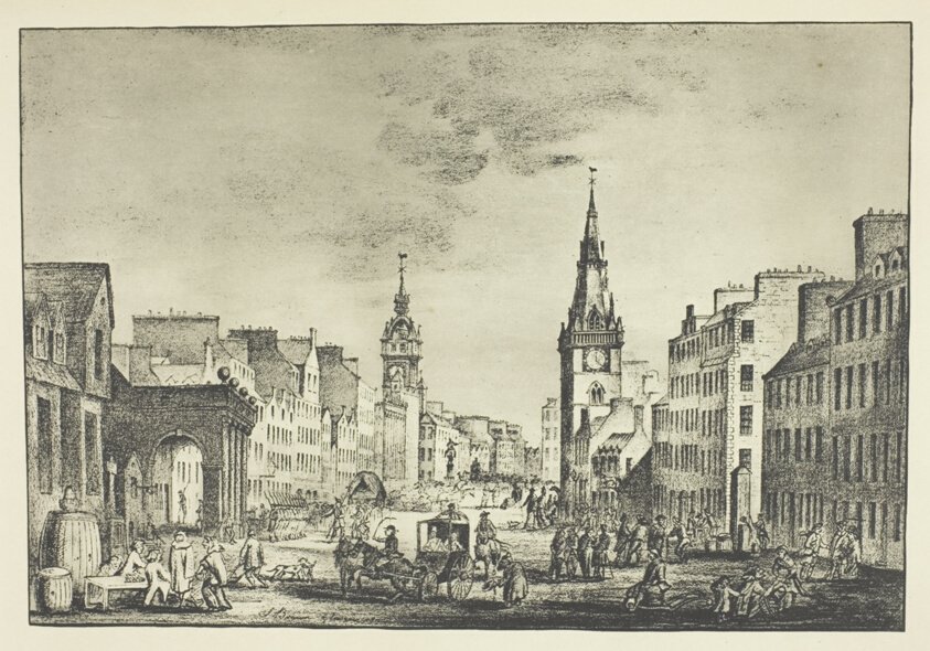 Trongate w dawnych czasach autorstwa James Craig Annan