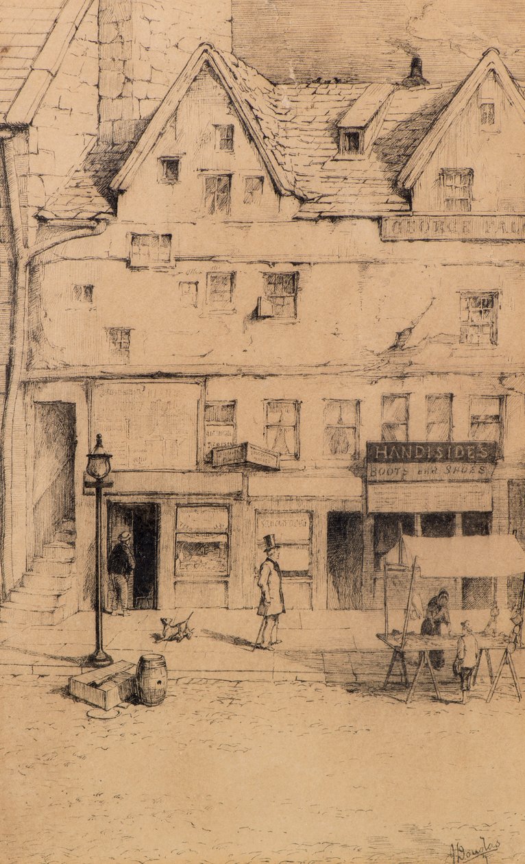 High Street, Dundee (akwaforta) autorstwa James Douglas