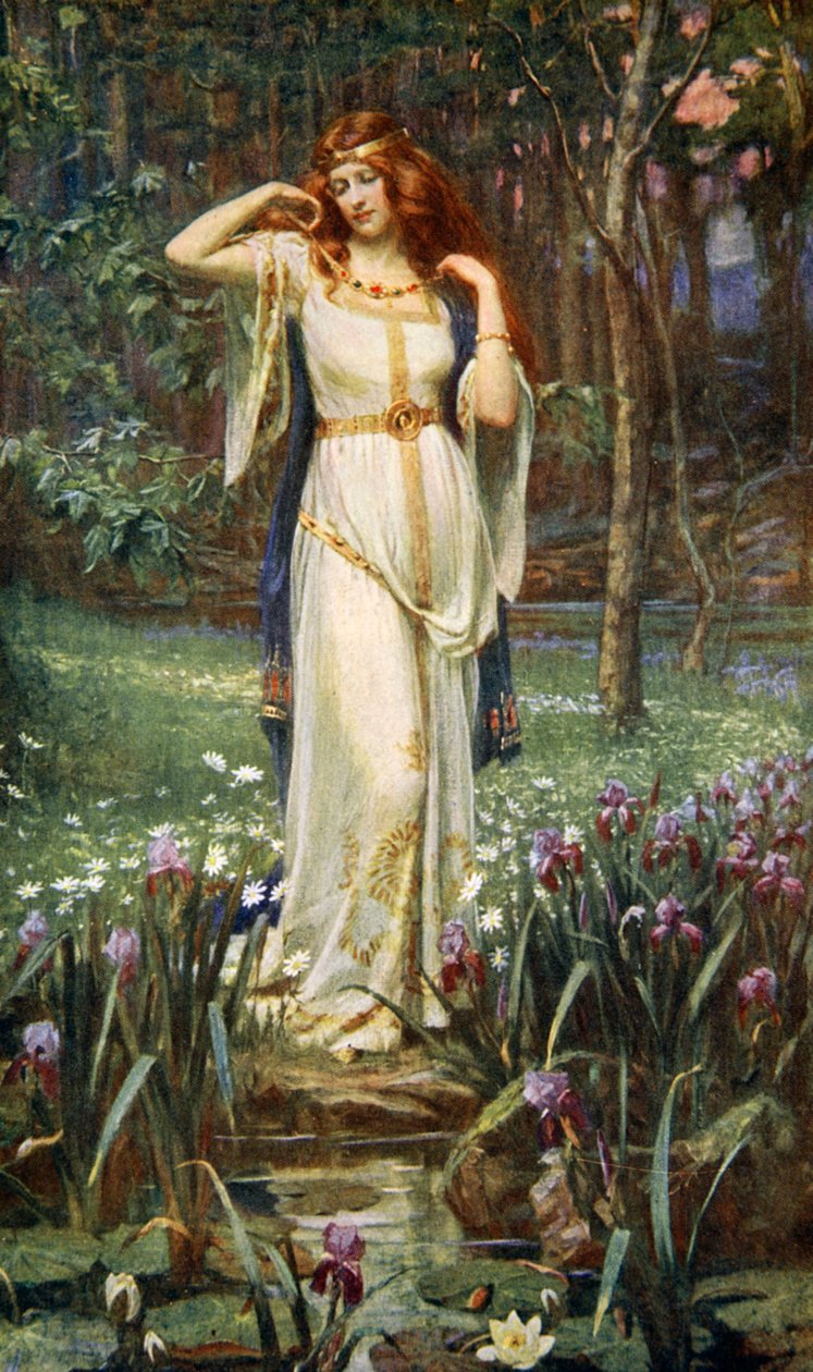 „Freyja i naszyjnik”, 1890. autorstwa James Doyle Penrose