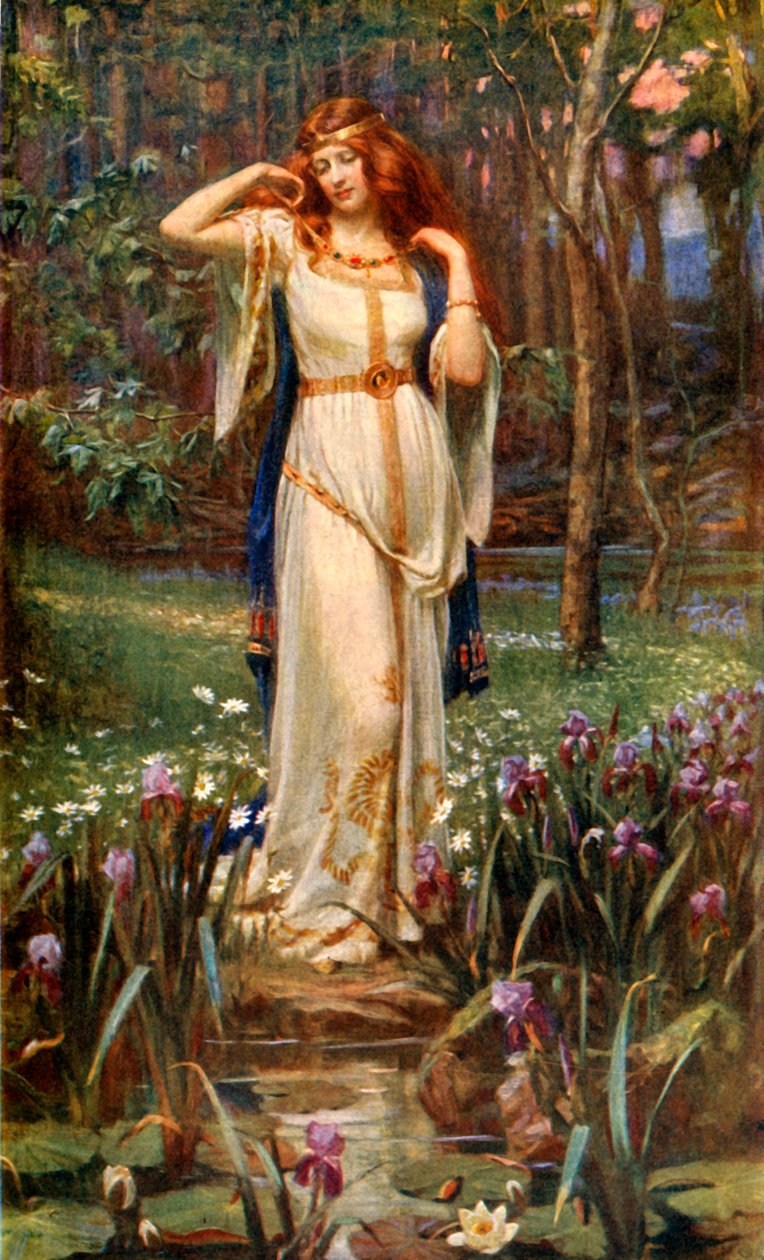 „Freyja i naszyjnik”, 1912. autorstwa James Doyle Penrose