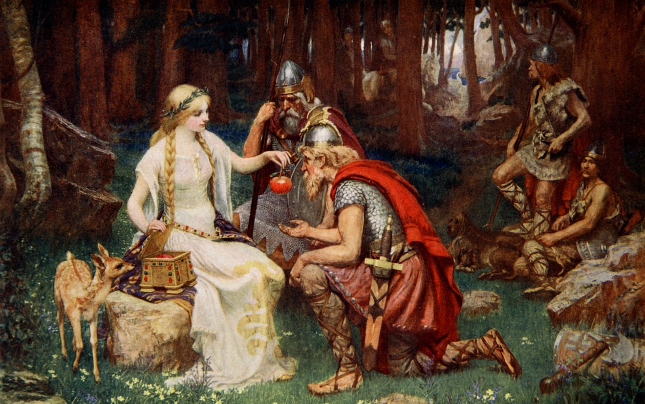 „Idun i jabłka”, 1890. autorstwa James Doyle Penrose