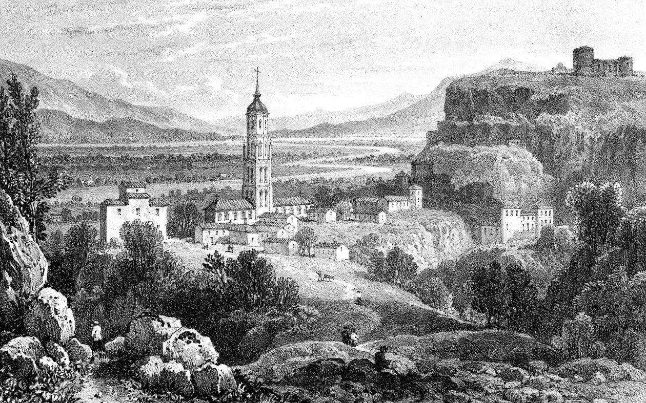Fraga, Hiszpania, 1823. autorstwa James Duffield Harding