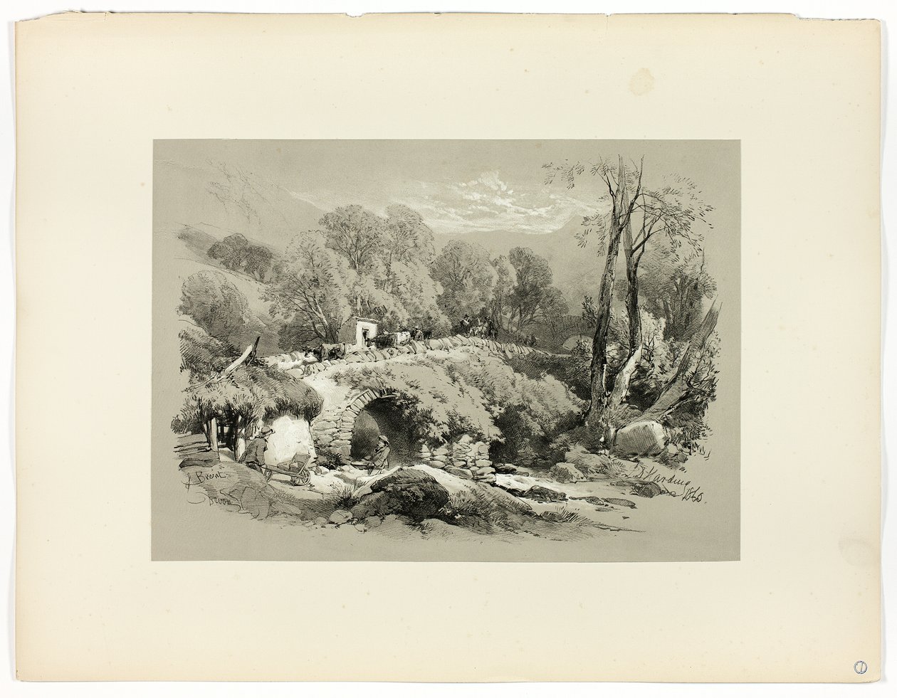 South Brent, Devon, z Picturesque Selections autorstwa James Duffield Harding