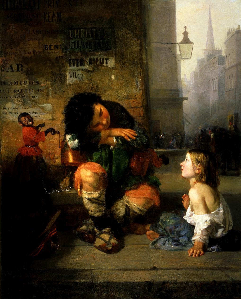Savoyard Boy w Londynie, 1865. autorstwa James Edward Freeman