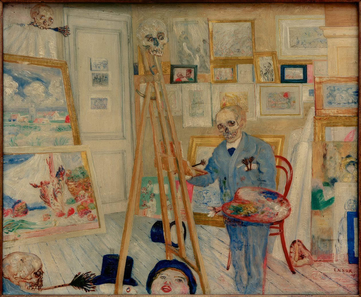 Malarz szkieletów autorstwa James Sidney Ensor