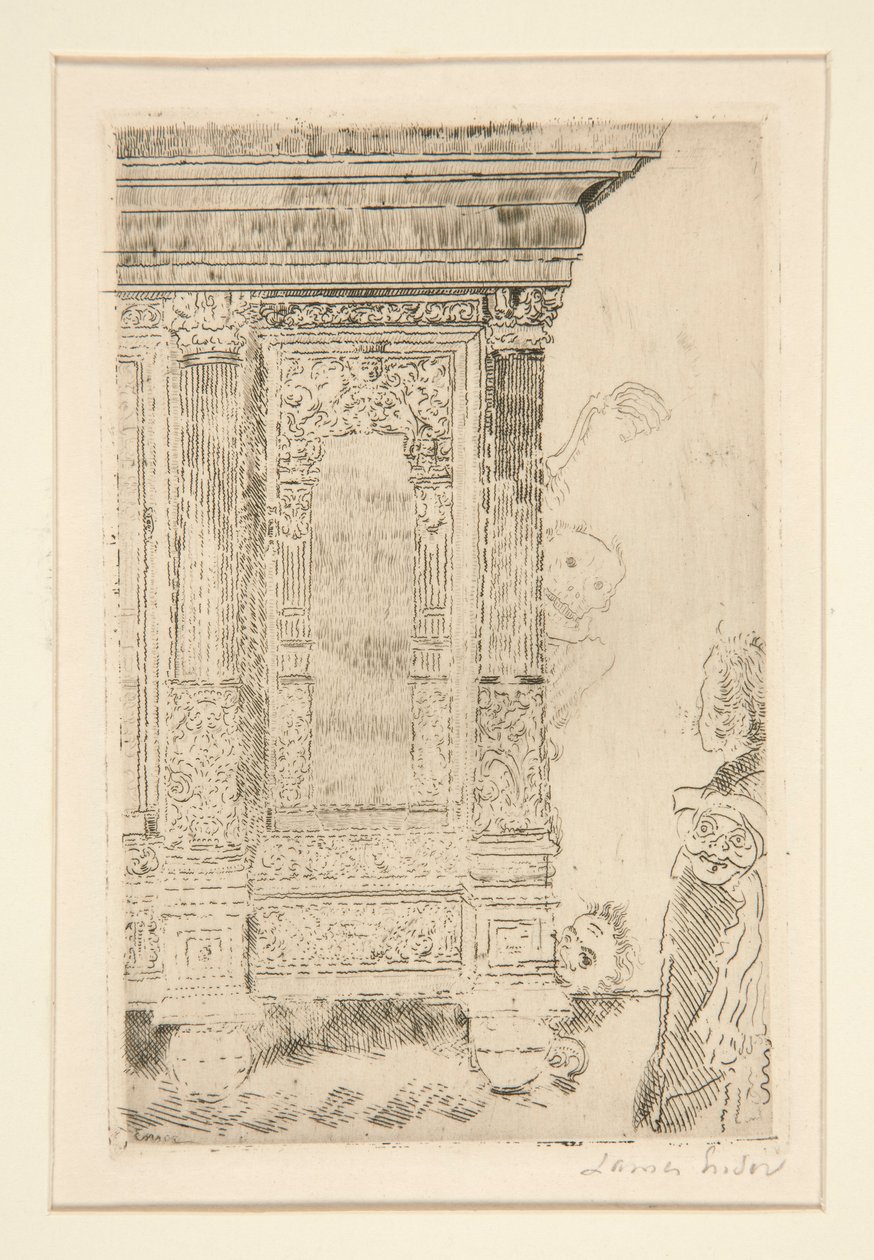 Le meuble Hant? (Nawiedzone meble) autorstwa James Ensor