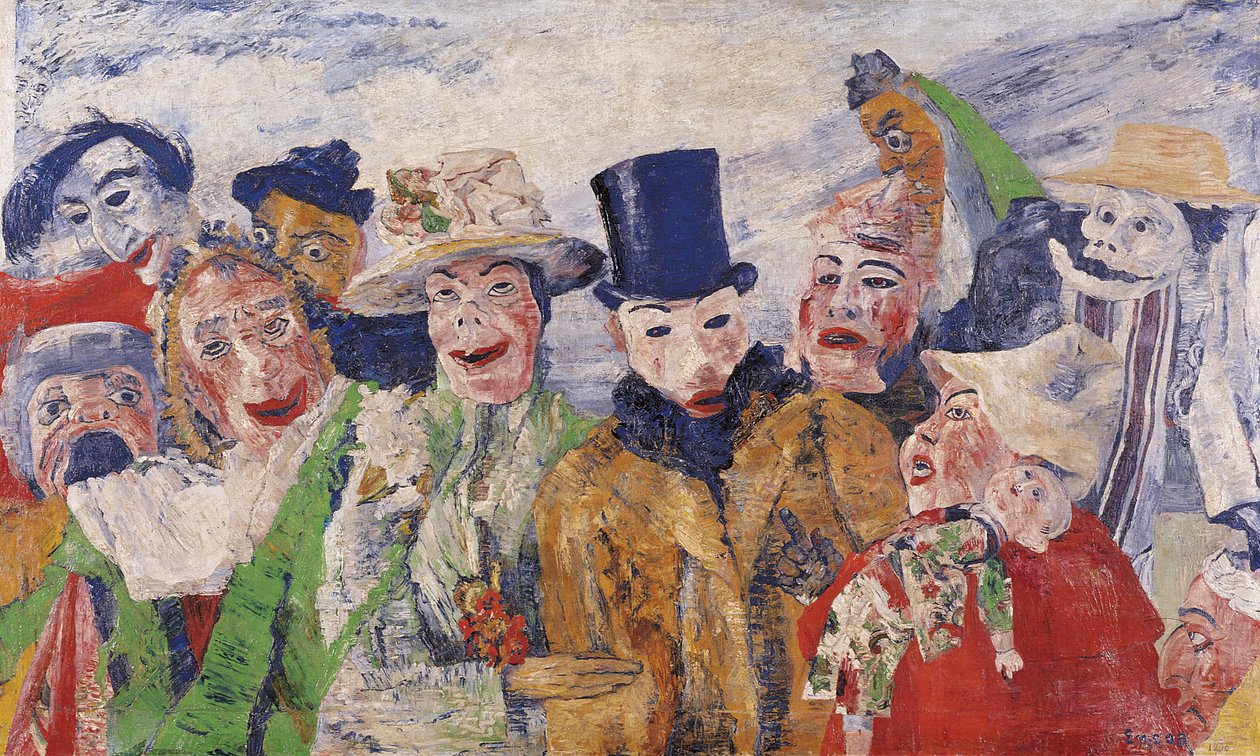 Intryga, 1890 autorstwa James Ensor