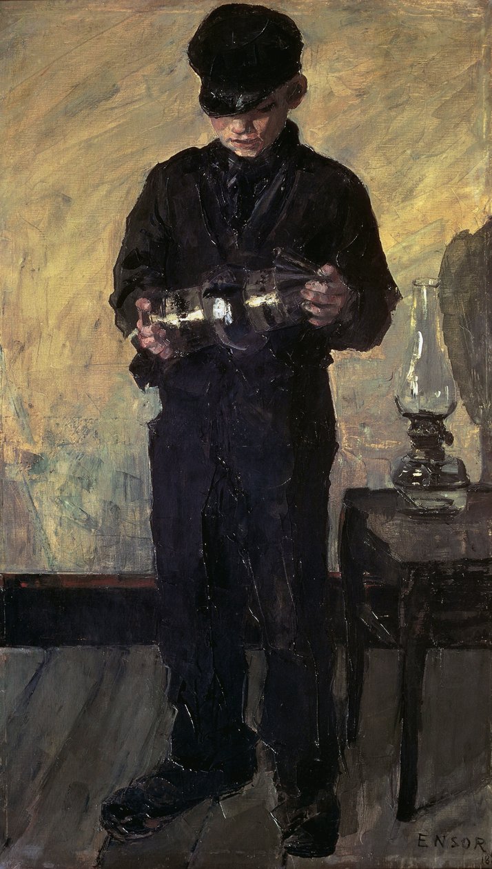 Latarnik (Latarnik) autorstwa James Ensor