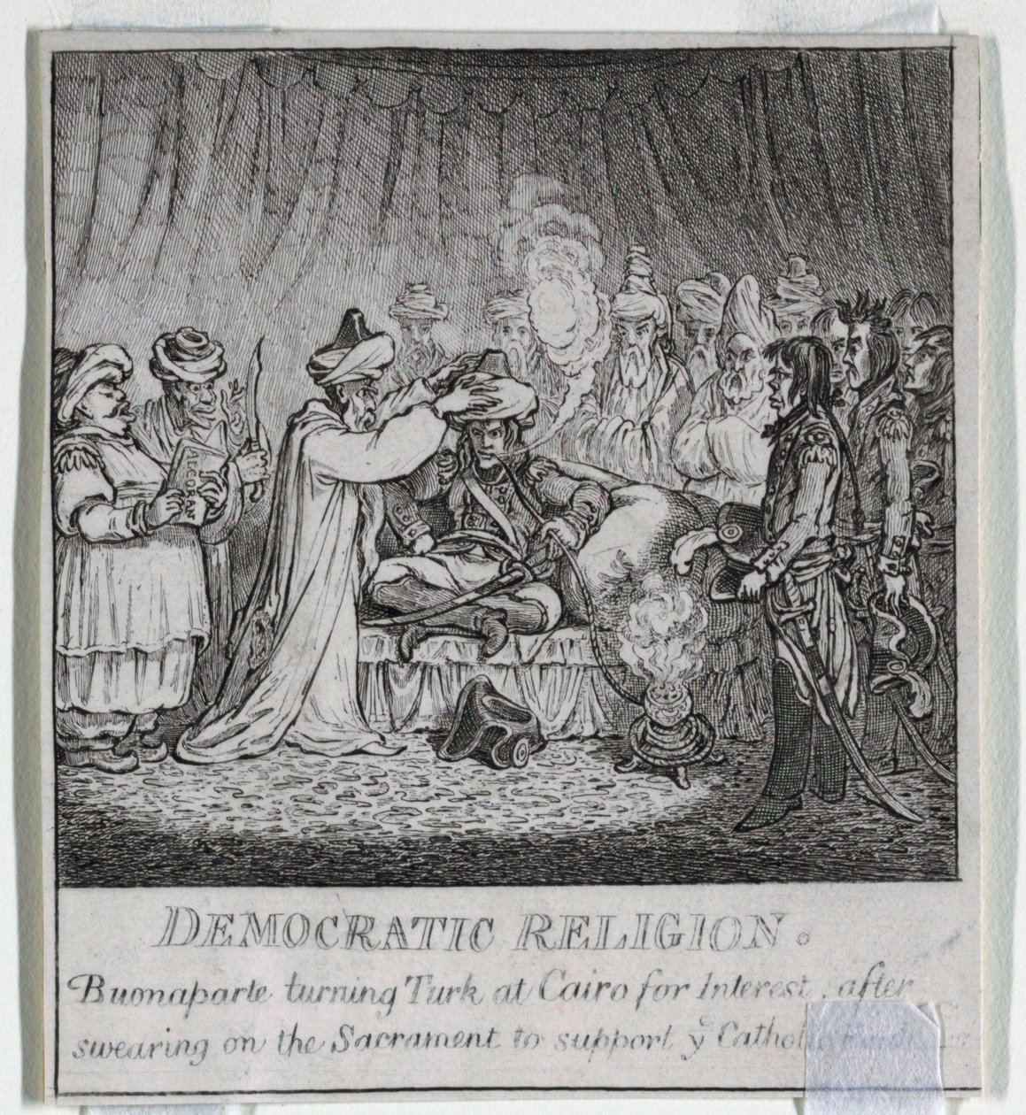 „Demokracja, czyli szkic autorstwa James Gillray