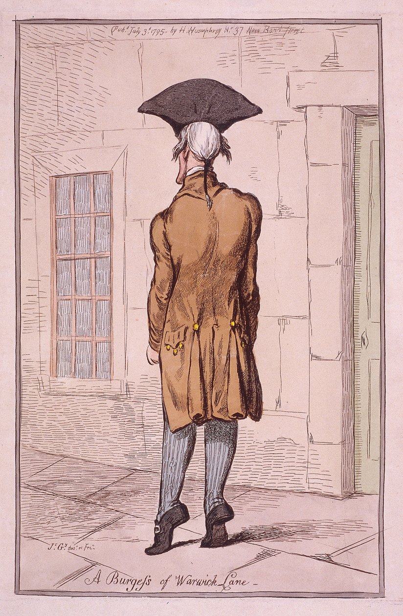 John Burges MD, 1795 autorstwa James Gillray