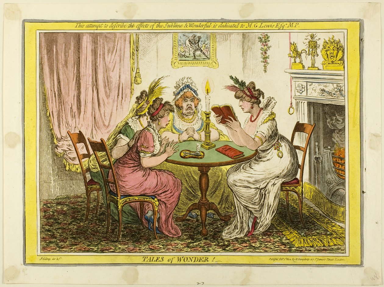 Opowieści o cudach! autorstwa James Gillray