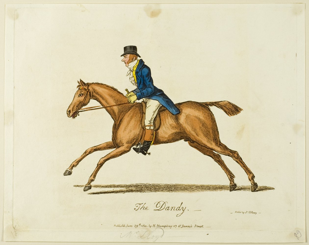 Dandys autorstwa James Gillray