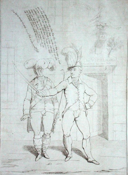 Gromowładny autorstwa James Gillray