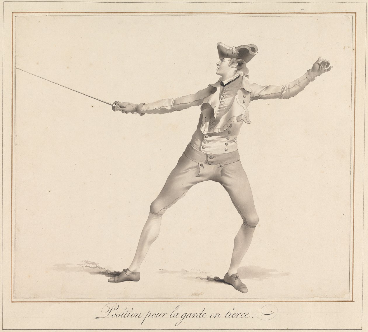 Stanowisko dla Garde en Tierce autorstwa James Gwin