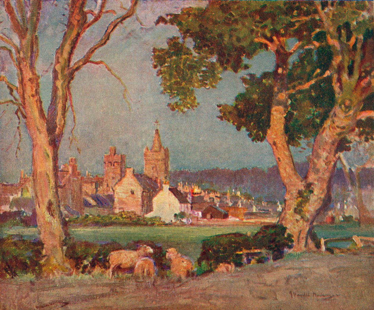 Kirkcudbright, c1919 autorstwa James Hamilton Mackenzie