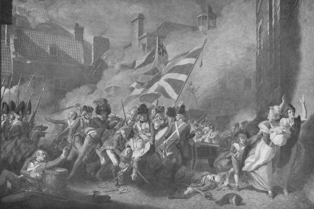 Śmierć majora Piersona, 1796 1909. autorstwa James Heath