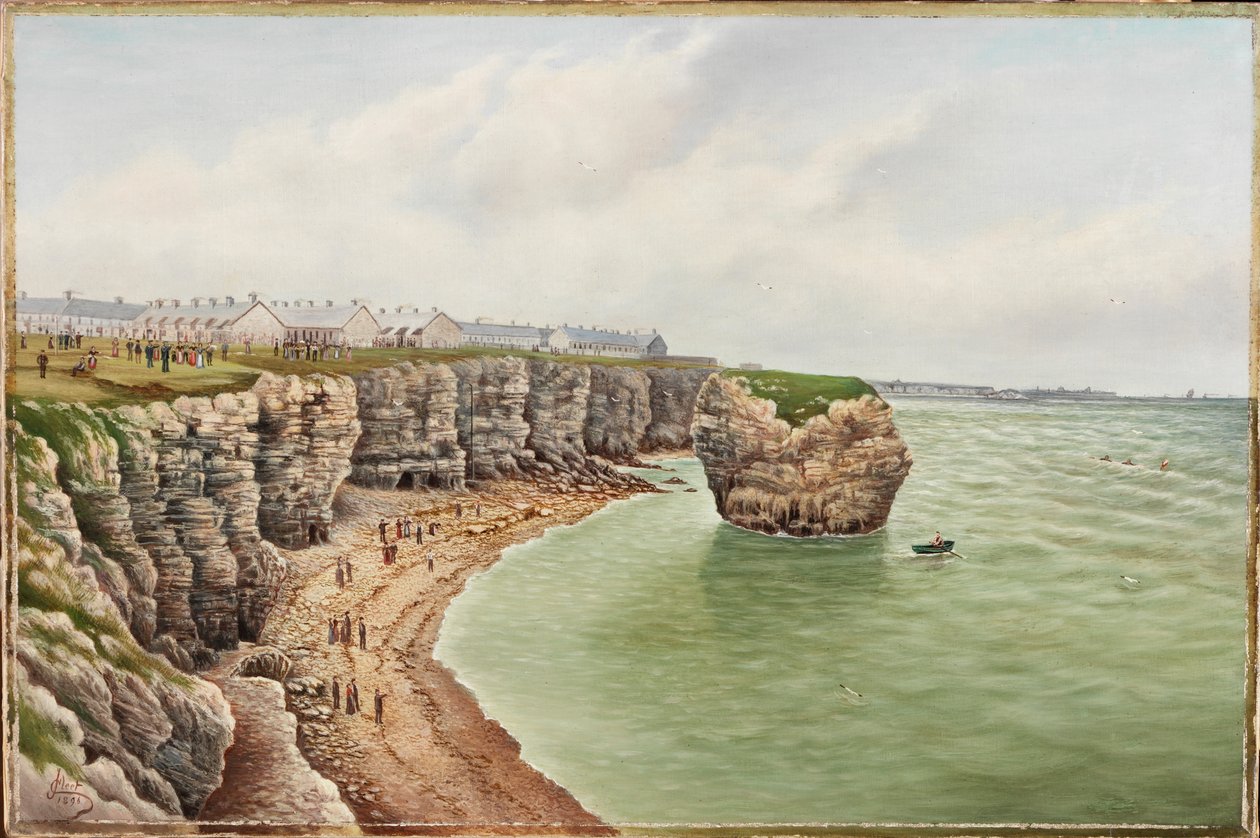 Ratunek w pobliżu Souter Point, 1896 autorstwa James Henry Cleet