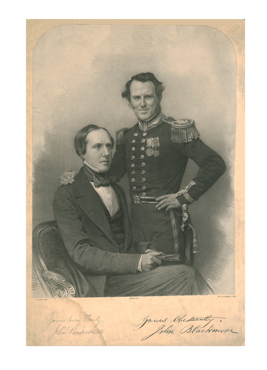 John Vanderuste, John Blackmore, ok. 1855 r. autorstwa James Henry Lynch