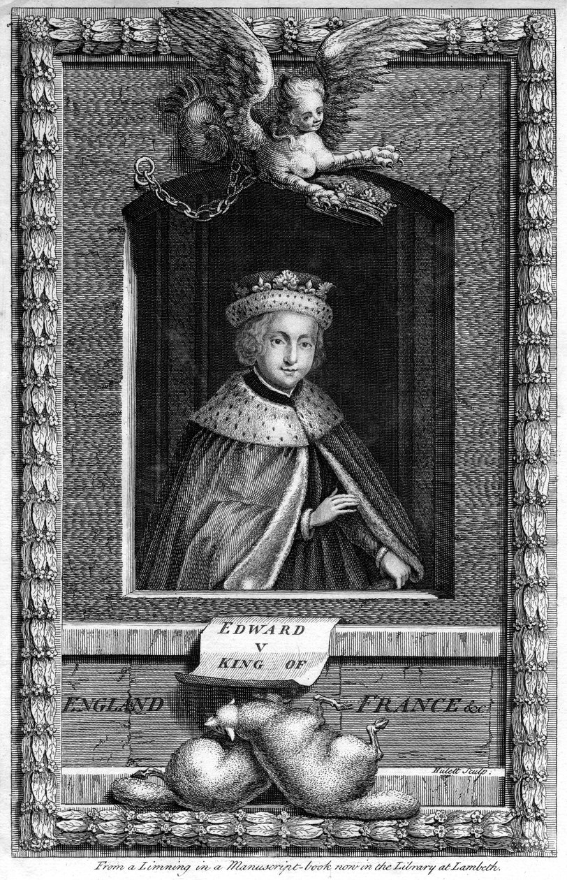 Król Anglii Edward V, XVIII wiek. autorstwa James Hulett