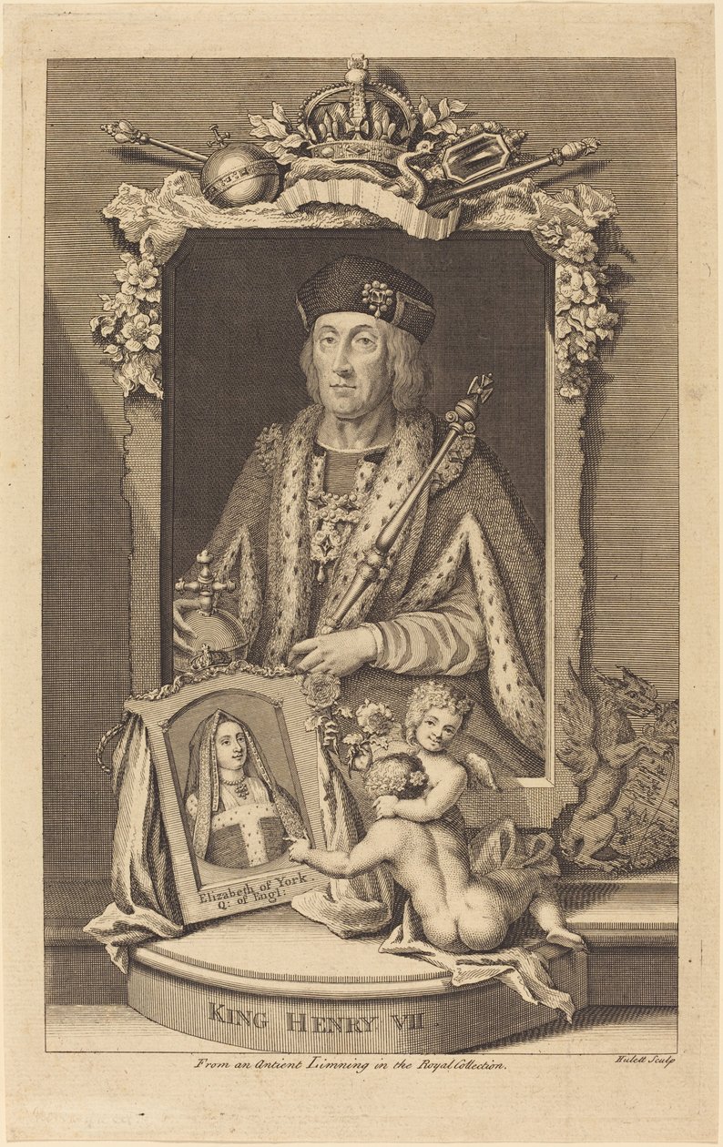 Król Henryk VII autorstwa James Hulett after George Vertue