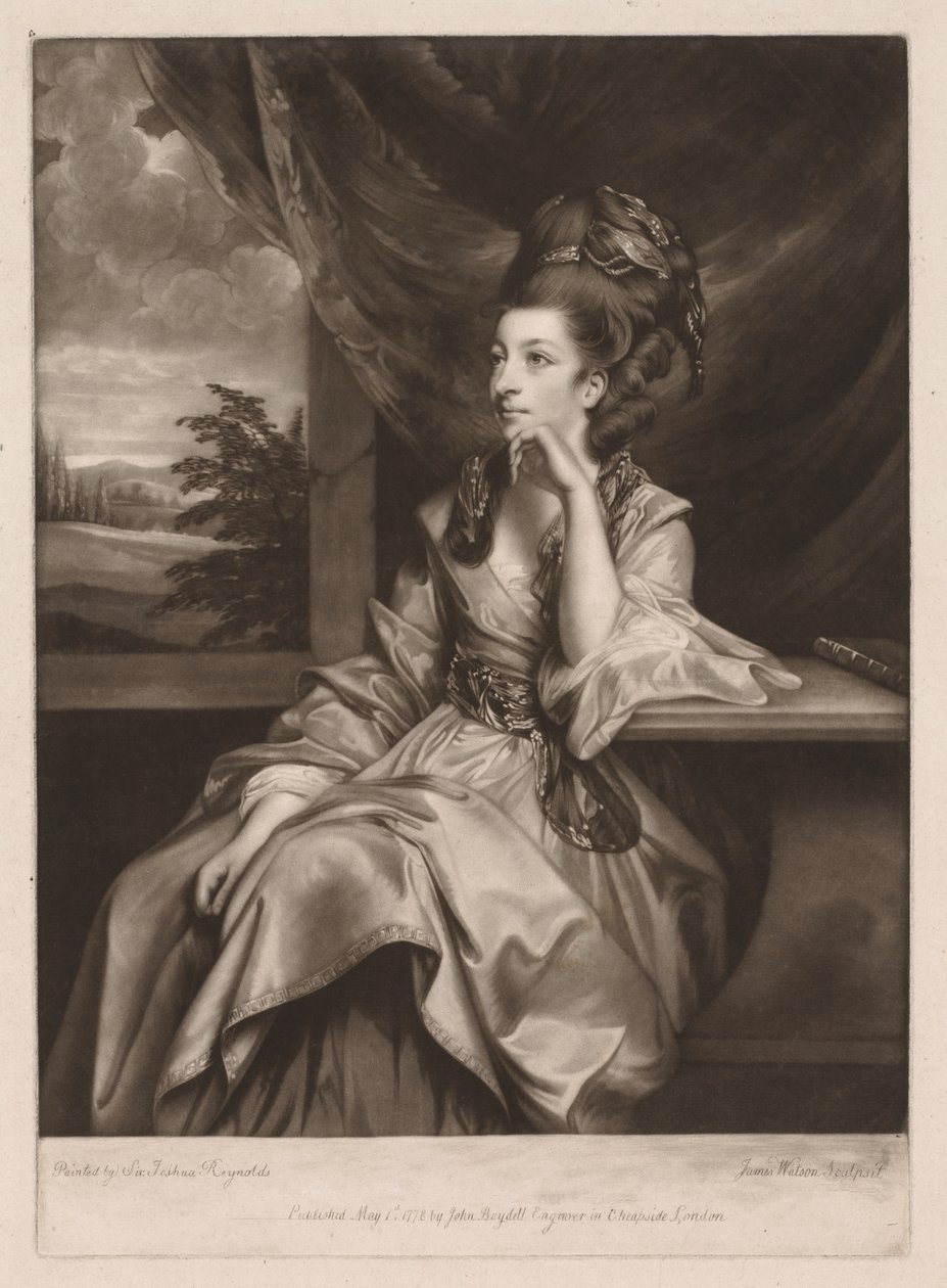 Katarzyna Bunbury, 1778. autorstwa James I. Watson