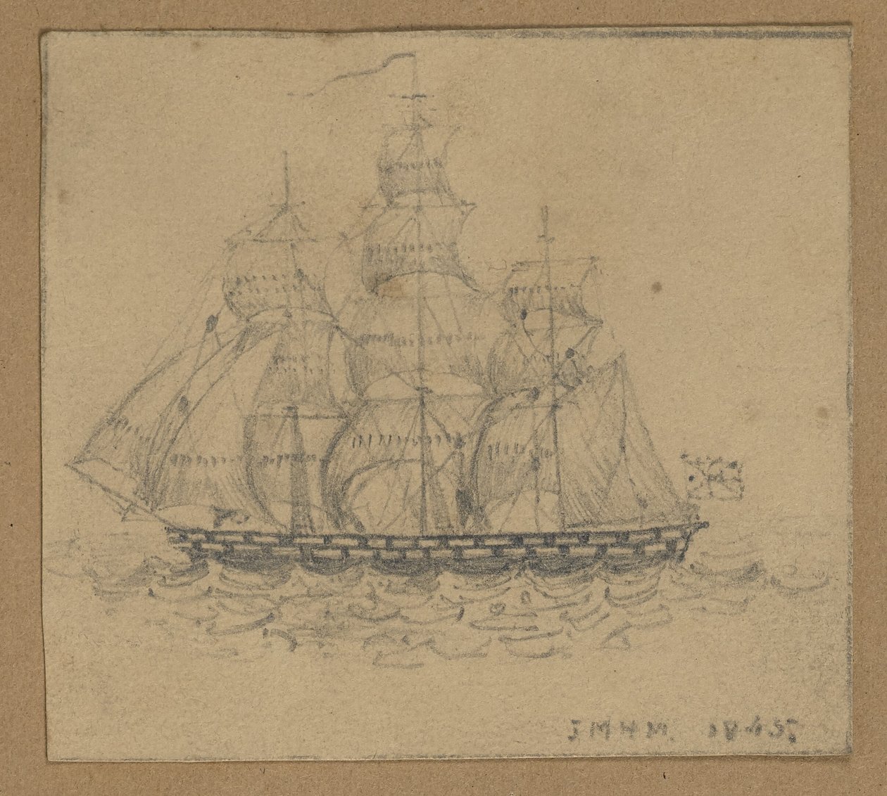 [Statek] autorstwa James Makgill Heriot Maitland