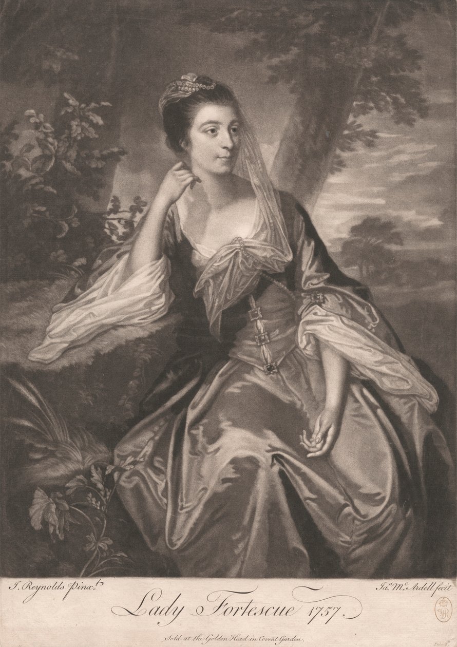 Pani Fortescue autorstwa James McArdell