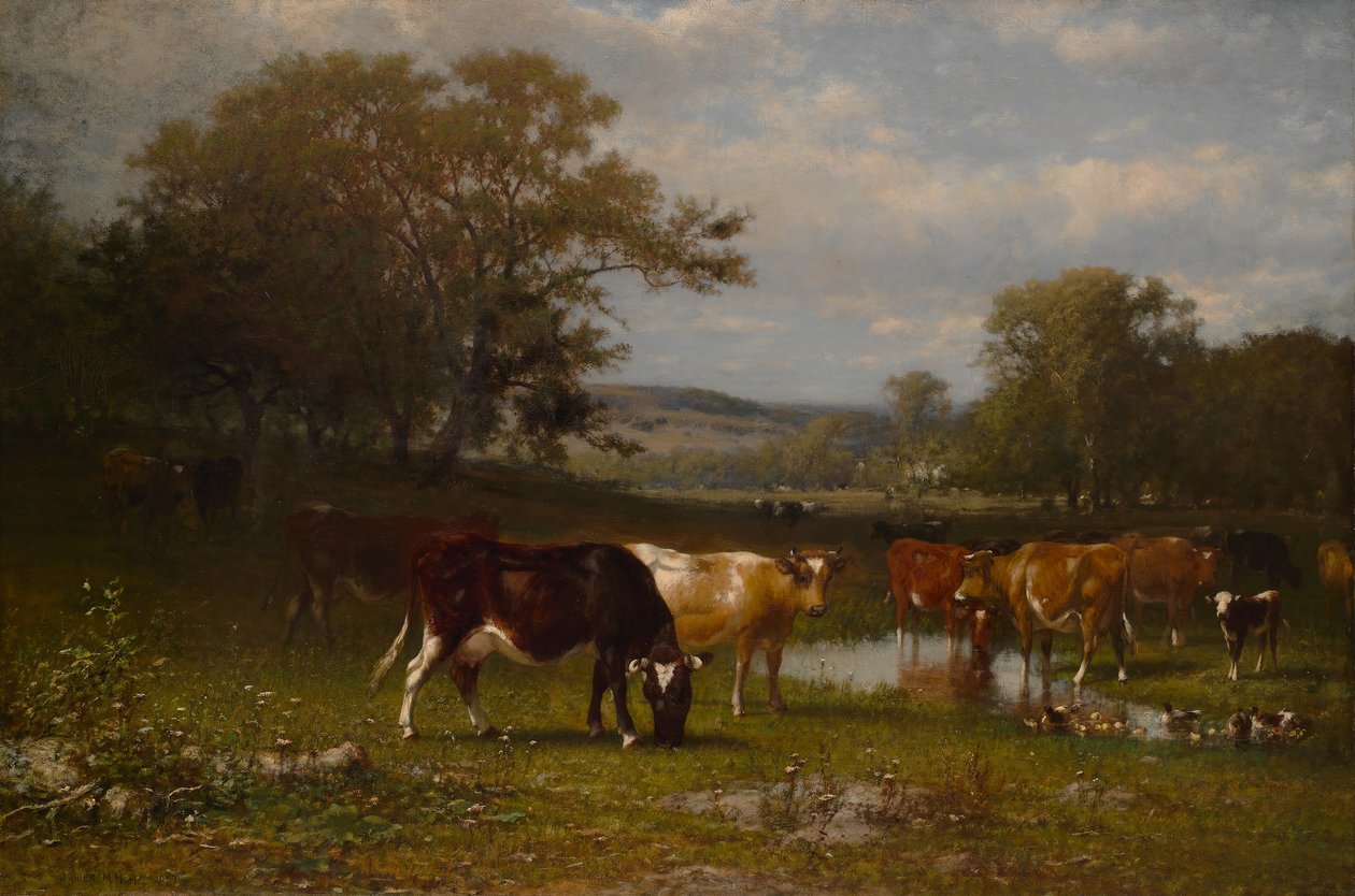 Z Zmieniającego się cienia, 1887. autorstwa James McDougal Hart