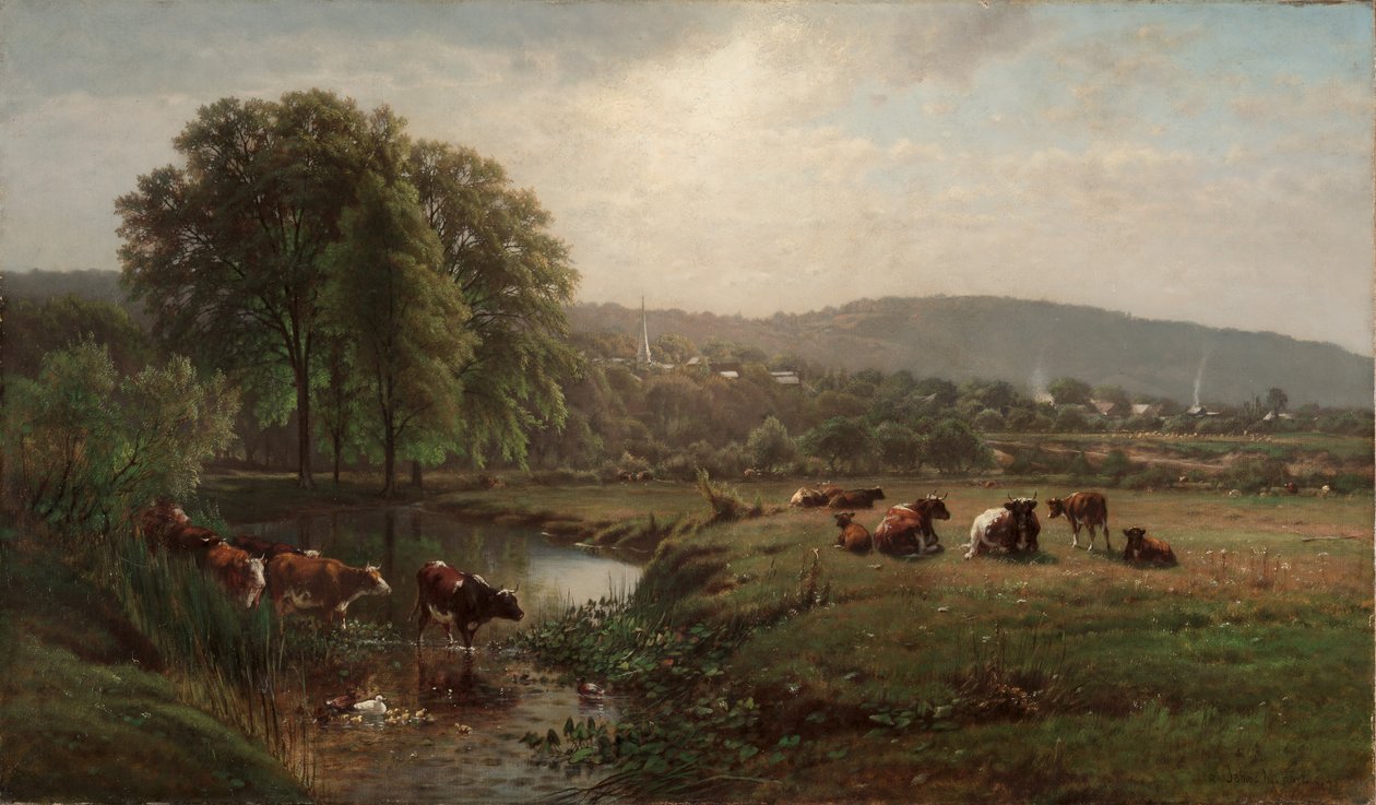 Rano w Nowej Anglii, 1873. autorstwa James McDougal Hart