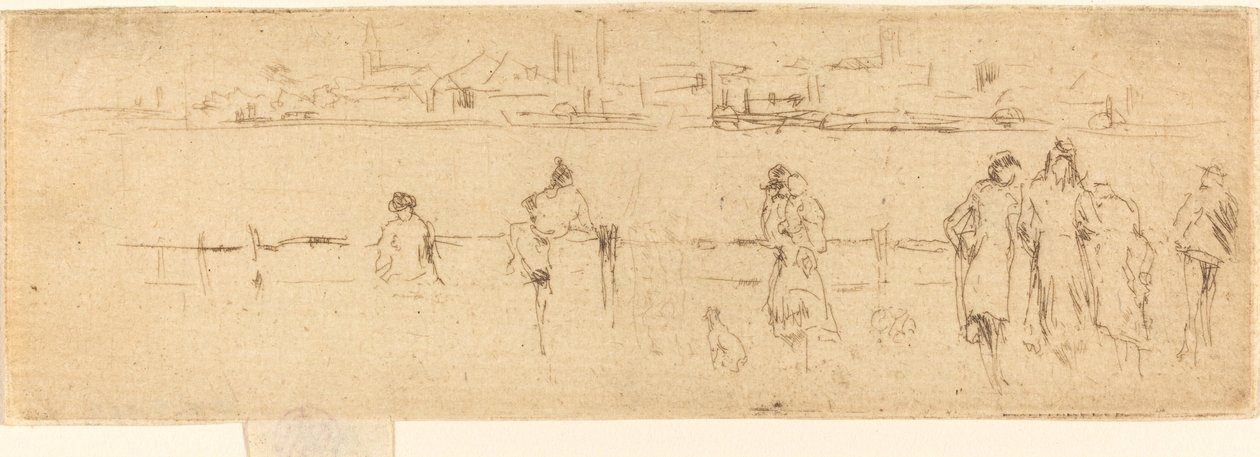 Szkic na nabrzeżu autorstwa James Abbott McNeill Whistler