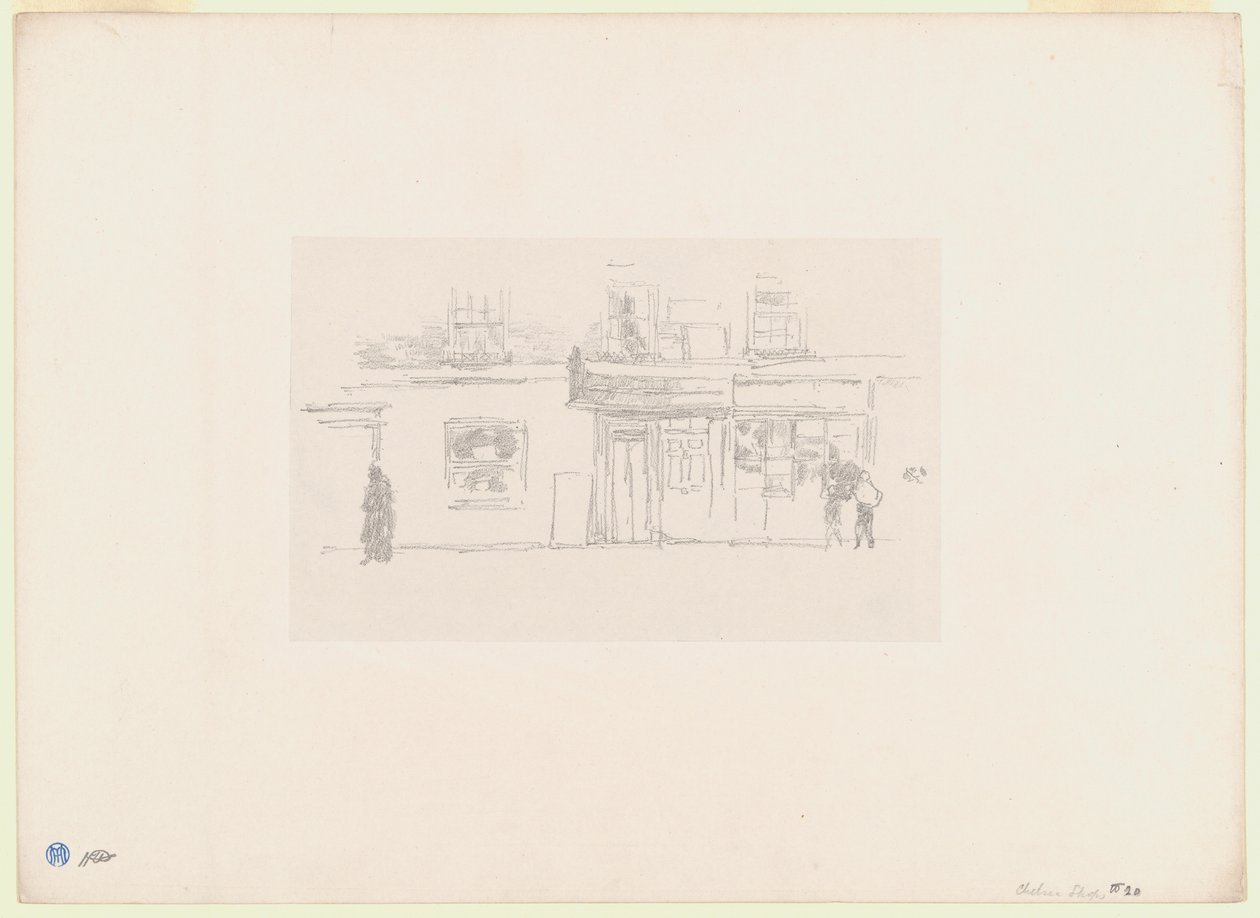 Sklepy Chelsea autorstwa James Abbott McNeill Whistler