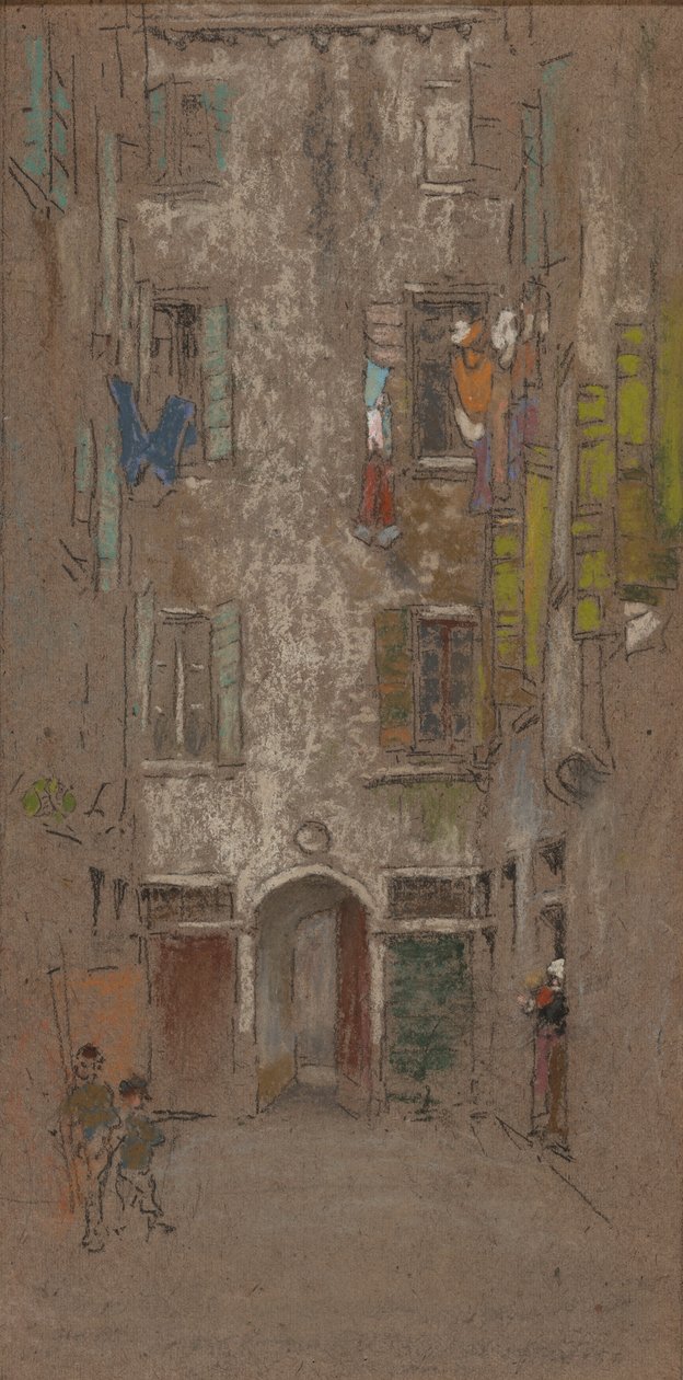 Paradiso Court autorstwa James McNeill Whistler