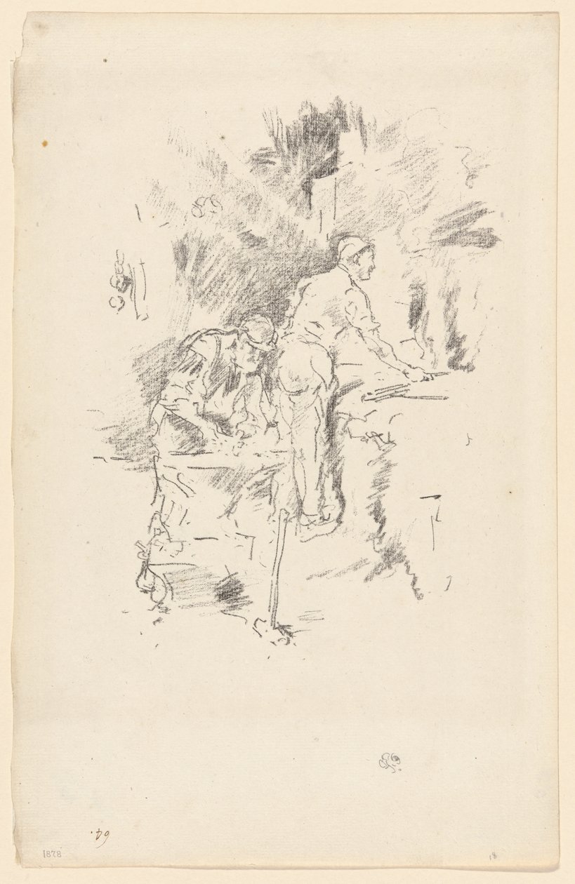 Ojciec i syn autorstwa James Abbott McNeill Whistler