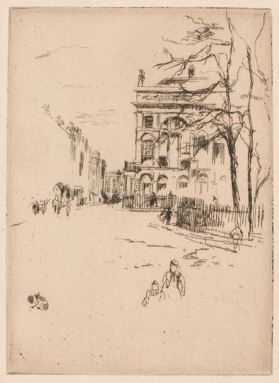 Plac Fitzroya autorstwa James Abbott McNeill Whistler