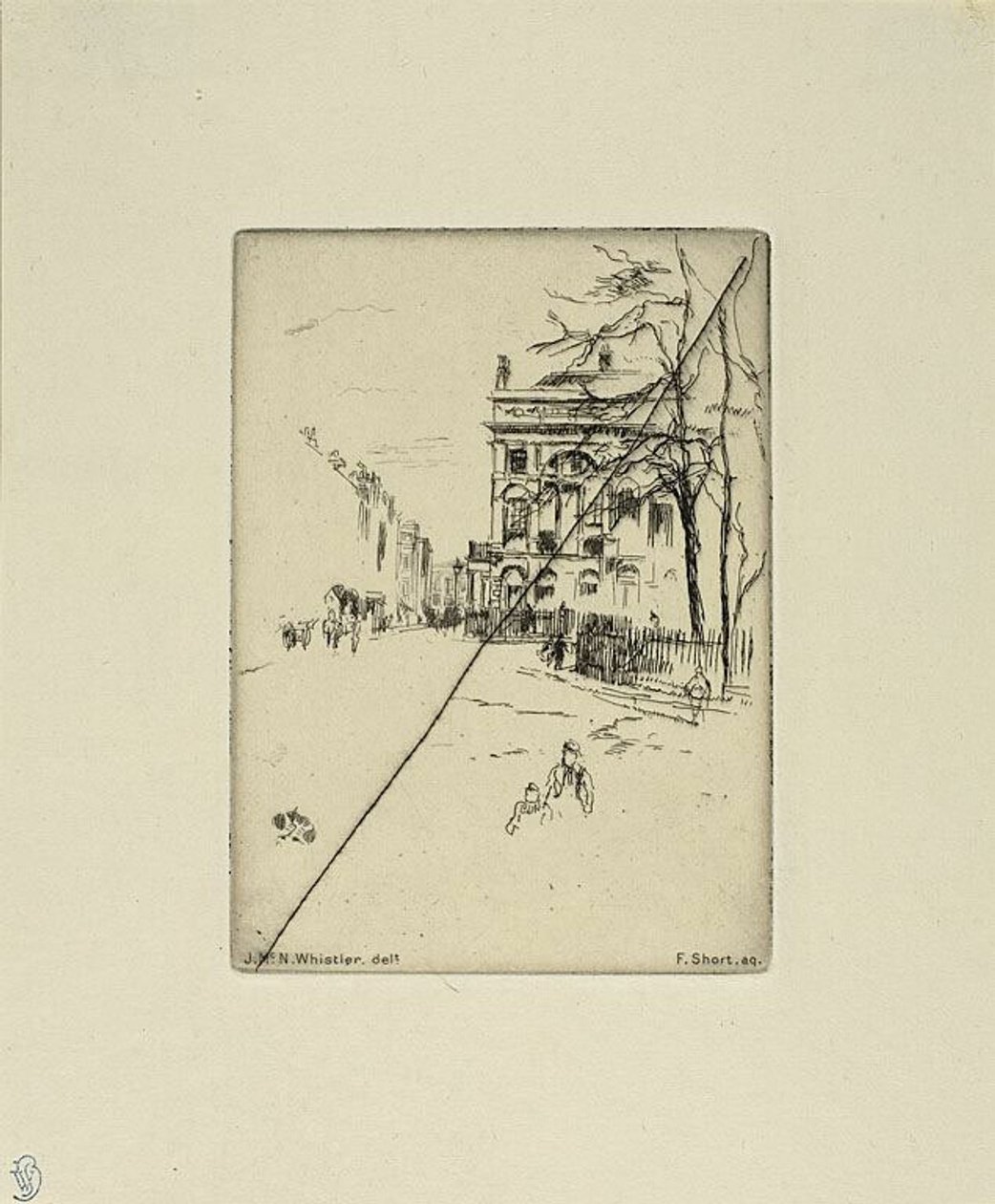 Fitzroy Square autorstwa James McNeill Whistler