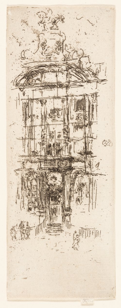 Złoty Dom, Bruksela autorstwa James Abbott McNeill Whistler