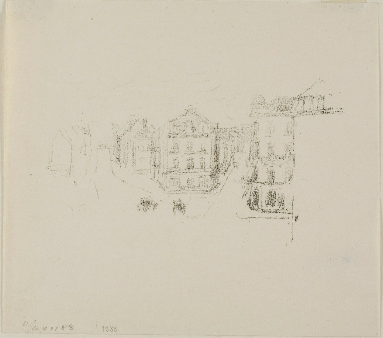 Grand Rue, Dieppe autorstwa James McNeill Whistler