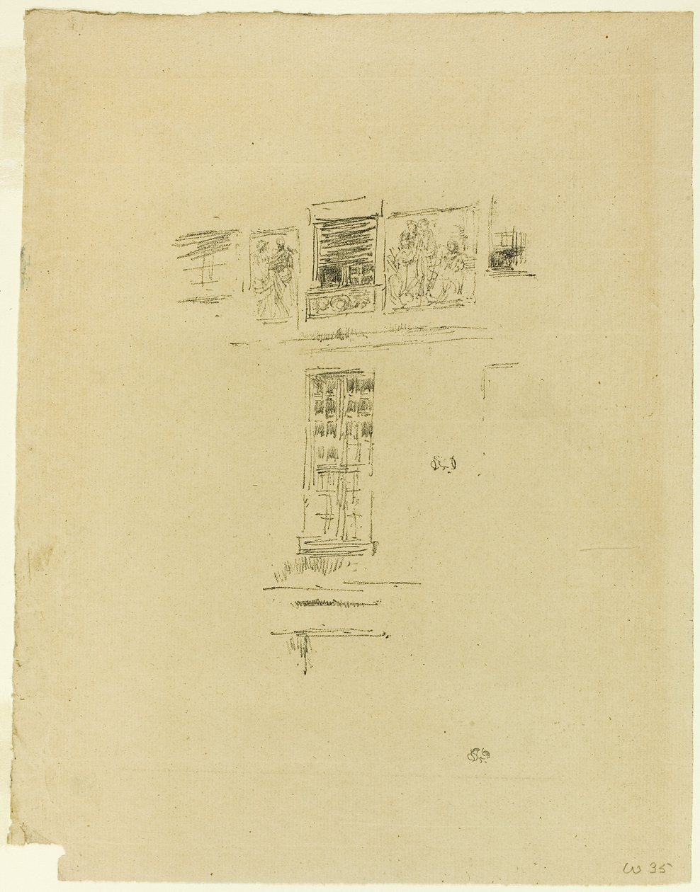 Hotel Colbert, Okna autorstwa James Abbott McNeill Whistler