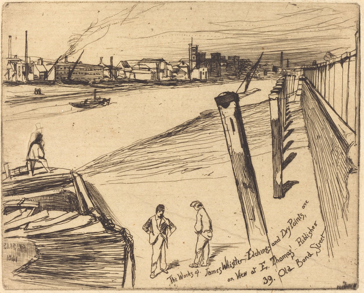 Millbank autorstwa James Abbott McNeill Whistler